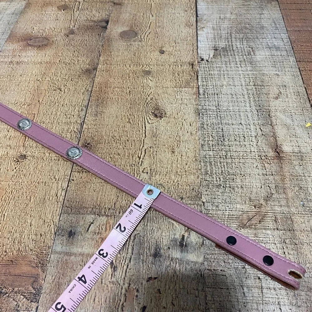 Nocona pink leather
